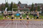 Womens under-17s 300 metres hurdles, Northern Under-17s/U-15s and U13s Champs, Leigh Sports Village, Leigh. Photo: David T. Hewitson/Sports for All Pics